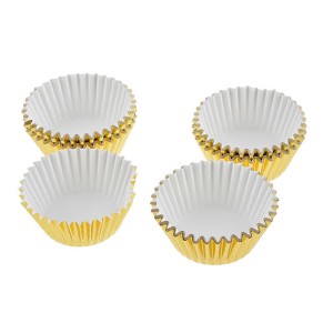 Metalik Altın / Gümüş Muffin (Cupcake) Kalıbı  50'li Paket